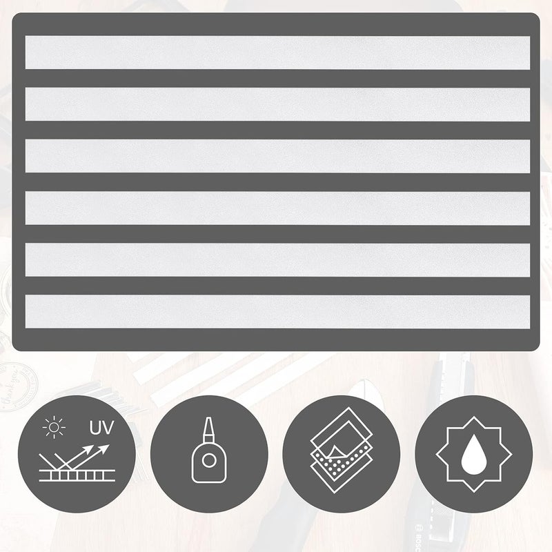 Sinmoe 20 Pieces Reflective Tape Tachometer Tapes Strips for Optical and Laser Reflective Sticker for Non-Contact Digital Photo Tachometers Accessories Optical and Laser Tach RPM - Image 3